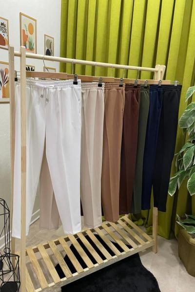 2 Adet Kalem Pantolon Çoklu Renk