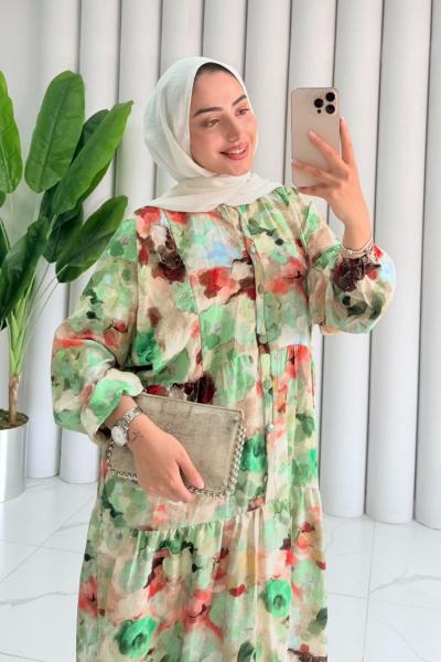 Aşikar Elbise Yeşil