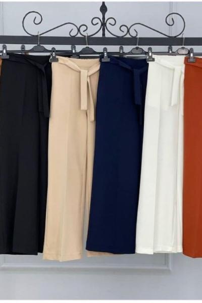 Bol Paça Pantolon 2 Adet  (Rengini Ve Bedenini Açıklamaya Yazınız) Çoklu Renk