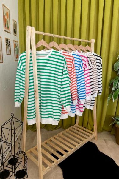 ÇİZGİLİ SWEAT 2 ADET (Renk Ve Beden Açıklamada Belirtiniz) Çoklu Renk