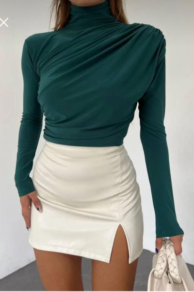 Drapeli Bluz Zümrüt