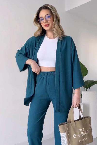 Kimono Takım Zümrüt