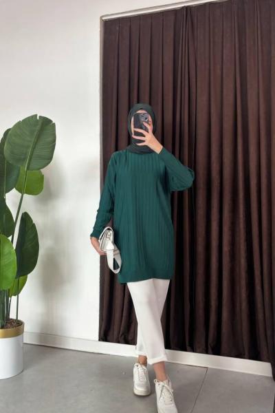 Merserize Triko Zümrüt