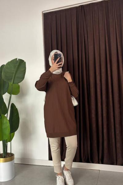 Merserize Triko Acı Kahve