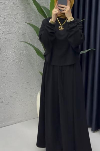 Oysho Etekli Takım Siyah