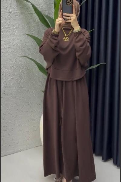 Oysho Etekli Takım Kahverengi