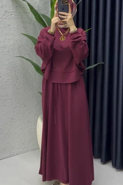 Oysho Etekli Takım Bordo