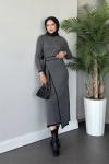 Pinterest Elbise Antrasit