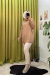Salaş Triko Tunik Camel