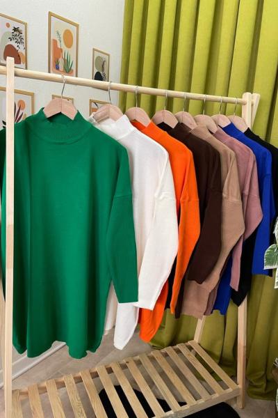 Salaş Triko Tunik 2 Adet  (Rengini Açıklamaya Yazınız) Çoklu Renk