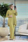 Sandy Pantolonlu Takım Yağ Yeşili