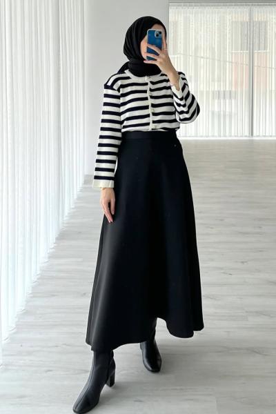 Scuba Puf Etek Siyah