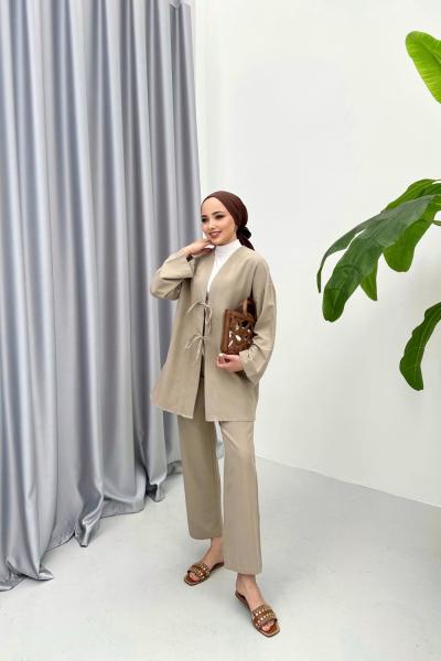 Sofya Keten Kimono Haki