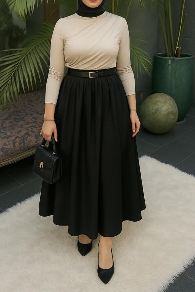 Terikoton Etek Siyah