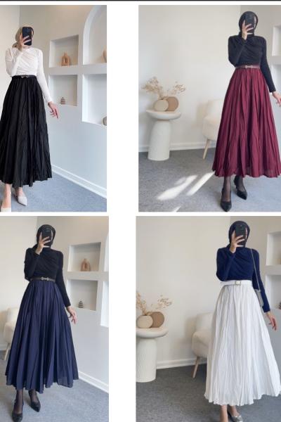 Bluz Etek Takım Çoklu Renk