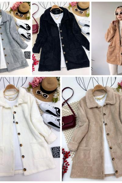 Peluş Ceket 3 Adet Çoklu Renk